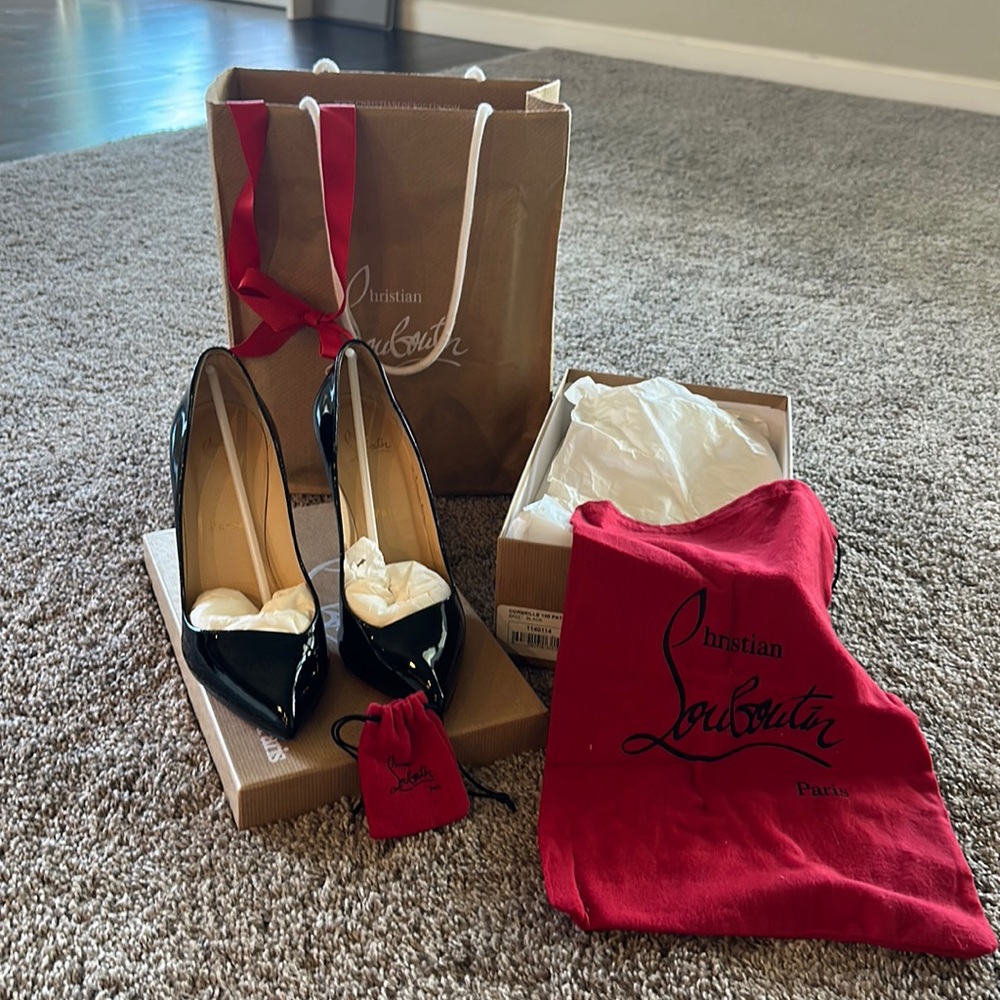 Christian Louboutin Corneille 100 Patent size 38.5